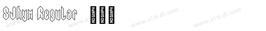 SJhym Regular字体转换